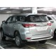 Защита заднего бампера одинарная d-76 для Toyota Fortuner 2020-н.в.