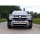 Защита передняя Кенгурятник 60 мм ТСС для Renault Duster 2015-2021