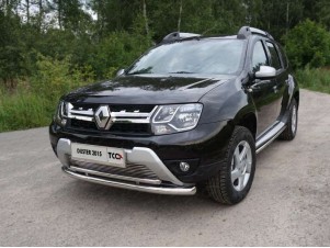 Накладка решётки радиатора нижняя 12 мм для Renault Duster № RENDUST15-07