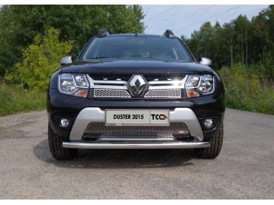 Защита переднего бампера 60 мм для Renault Duster № RENDUST15-04