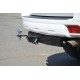 Фаркоп с окрашенной накладкой для Toyota Land Cruiser Prado J120 2003-2009, J150 2009-2023, Lexus GX 470 2003-2009, GX 460 2009-2023 съемное крепление шара под американский квадрат