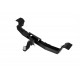 Фаркоп с окрашенной накладкой для Toyota Land Cruiser Prado J120 2003-2009, J150 2009-2023, Lexus GX 470 2003-2009, GX 460 2009-2023 съемное крепление шара под американский квадрат