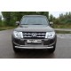 Защита передняя двойная 76-42 мм ТСС для Mitsubishi Pajero 4 2011-2014