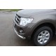 Защита передняя двойная 76-42 мм ТСС для Mitsubishi Pajero 4 2011-2014