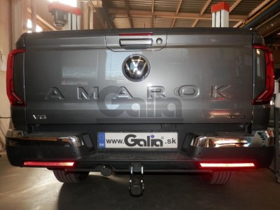 Фаркоп оцинкованный для Ford Ranger 2023-н.в., Volkswagen Amarok 2023-н.в. быстросъемное крепление шара