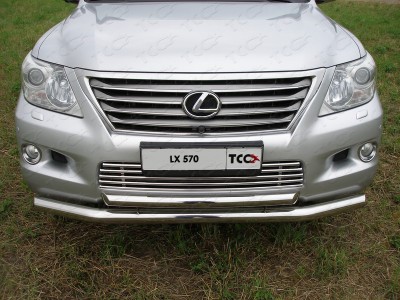 Рамка номерного знака Lexus LX 570 (комплект) ТСС для Любые