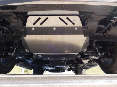 Защита КПП ТСС алюминий 4 мм для Toyota Land Cruiser 200/Lexus LX-570/570 Sport/450d 2007-2021