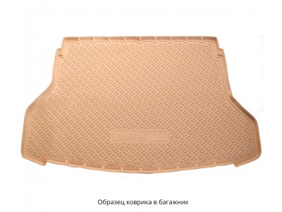 Коврик в багажник Norplast бежевый на хетчбек для Renault Sandero 2009-2014