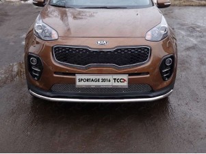 Защита переднего бампера 42 мм для Kia Sportage № KIASPORT16-19