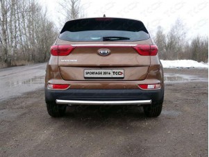 Защита заднего бампера 60 мм для Kia Sportage № KIASPORT16-26