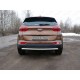 Защита заднего бампера 60 мм ТСС для Kia Sportage 2016-2018