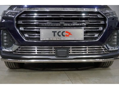 Решетка радиатора 12 мм 2 шт ТСС для Jetour x90 plus 2WD 2020 – н.в.