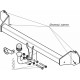 Фаркоп оцинкованный для Mini Countryman 2017-2024, Mini Clubman 2015-2024, BMW X2 F39 2018-2024, BMW X1 F48 2015-2022, BMW 2-Series Active Tourer F45 09/2014-2021, BMW 2-Series Gran Tourer F46 05/2015-2021 крепление шара на двух болтах
