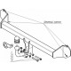 Фаркоп с оцинк. шаром Mini Countryman 2017-2024, Mini Clubman 2015-2024, BMW X2 F39 2018-2024, BMW X1 F48 2015-2022, BMW 2-Series Active Tourer F45 09/2014-2021, BMW 2-Series Gran Tourer F46 05/2015-2021 крепление шара на двух болтах