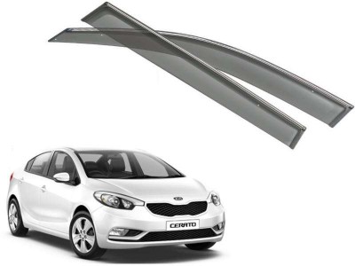 Дефлекторы окон с хромированным молдингом OEM Tuning для Kia Cerato 2013-2018