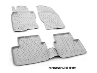 Коврики в салон Norplast полиуретан серые для Mitsubishi Outlander/Citroen C-Crosser/Peugeot 4007 2006-2013