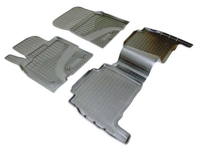 Коврики в салон Norplast полиуретан чёрные 5/7 мест для Toyota Land Cruiser 200 2007-2021