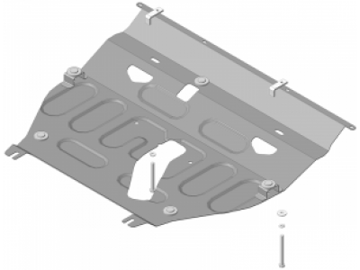 Усиленная защита картера двигателя, КПП (2 мм, сталь) для Toyota Vanguard 2007-2013, Toyota RAV4 2005-2009, 2009-2013