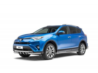 Защита порогов d=63 мм (НПС) для Toyota RAV4 2013-2018