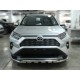 Защита переднего бампера d-60 с доп.накладками для Toyota RAV-4 2019 – н.в.