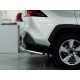 Защита заднего бампера полноразмерная d-60 для Toyota RAV-4 2019 – н.в.