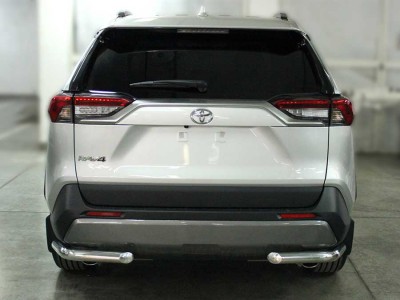 Защита заднего бампера "уголки" d-60 для Toyota RAV-4 2019 – н.в.