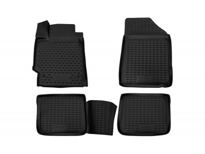 Коврики 3D в салон полиуретан 4 штуки Element для Toyota Camry 2006-2011