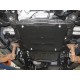 Защита КПП и РК (2,5 мм, сталь) для Mitsubishi L200 Triton 2015-2023 (V = 2.4TD MT/AT), Mitsubishi Pajero Sport III 2016-н.в. (V = 2.4TD MT/AT; 3.0 MT/AT Super Select