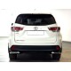 Защита заднего бампера "уголки" одинарные d-60 для Toyota Highlander 2017-2019