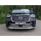Накладка решётки радиатора 12 мм ТСС для Hyundai Santa Fe Grand 2016-2021