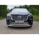 Защита передняя двойная 60-42 мм ТСС для Hyundai Santa Fe Grand 2016-2021