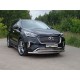 Защита передняя двойная 60-42 мм ТСС для Hyundai Santa Fe Grand 2016-2021