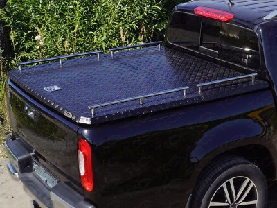 Крышка кузова (алюминий Black) ТСС для Volkswagen Amarok I Рестайлинг 2016 – н.в.