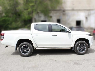 Пороги лист d-60 Технотек для Mitsubishi L200 2019 – н.в.