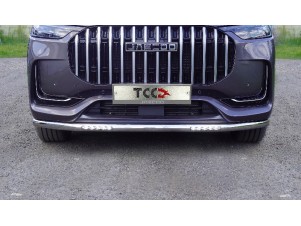 Защита передняя нижняя (с ДХО) 60,3 мм для Jaecoo J8 2.0L 4WD 2024-н.в. №JAECOOJ824-05