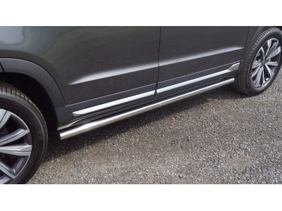 Пороги труба 60,3 мм для Changan CS95 2.0L 4WD 2024-н.в.