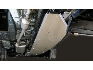 Защита бака и трубок (алюминий) 4мм 2шт для Changan CS95 2.0L 4WD 2024-н.в. №ZKTCC00704