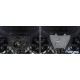 Защита картера+КПП+ комплект крепежа Rival, алюминий для Changan CS-95 2022-н.в.; 2,0; АКПП; AWD