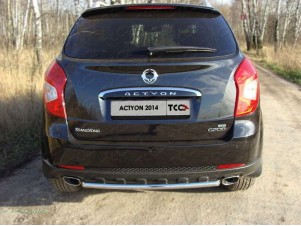 Рамка номерного знака Ssang Yong Actyon (комплект)