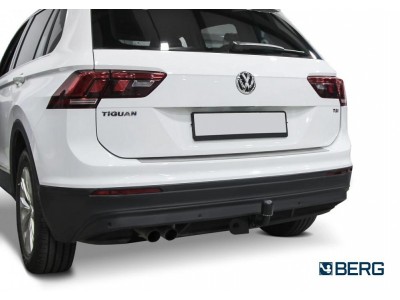 Фаркоп для Skoda Karoq 2017-н.в., Skoda Kodiaq 2017-2023, Volkswagen Tiguan 2016-2024 крепление шара на двух болтах