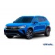 Порог-площадка "Silver" F180AL + комплект крепежа для Skoda Karoq 2020-н.в., Volkswagen Taos 2021-н.в.