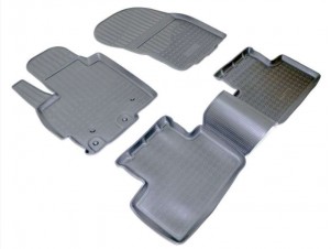 Коврики в салон Norplast полиуретан чёрные для Mitsubishi ASX/Peugeot 4008 № NPL-Po-59-05