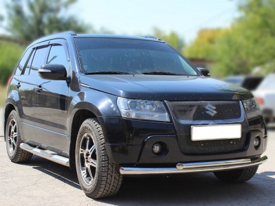 Защита передняя двойная 53-43 мм для Suzuki Grand Vitara 2008-2011
