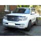 Защита переднего бампера 76 мм для Toyota Land Cruiser 200 2007-2011