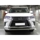 Защита переднего бампера 76 мм для Lexus LX-570/450d 2015-2021