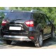 Защита заднего бампера двойная 60-53 мм для Nissan Terrano 2014-2021