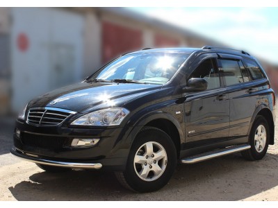 Защита переднего бампера 60 мм для Ssang Yong Kyron 2007-2015