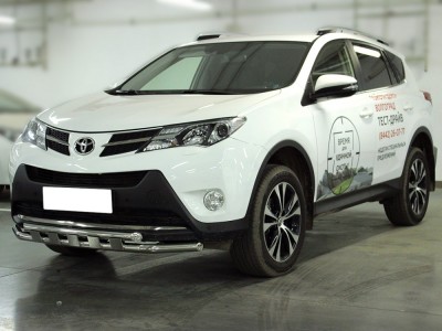 Защита переднего бампера Shark 53 мм для Toyota RAV-4 2013-2015