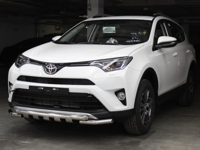 Защита переднего бампера Shark 53 мм для Toyota RAV-4 2015-2019