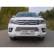 Защита передняя Кенгурятник 76 мм ТСС для Toyota Hilux 2015-2021